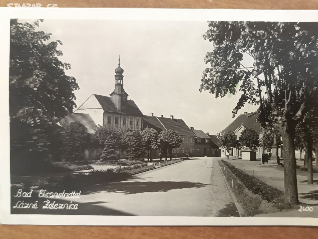 Pohlednice MF,Lázně Železnice