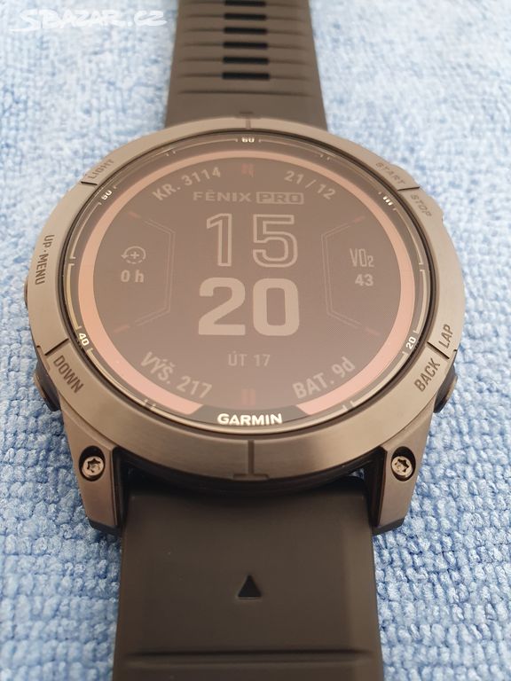 Garmin Fénix 7X PRO Sapphire Solar Gray DLC Titan.