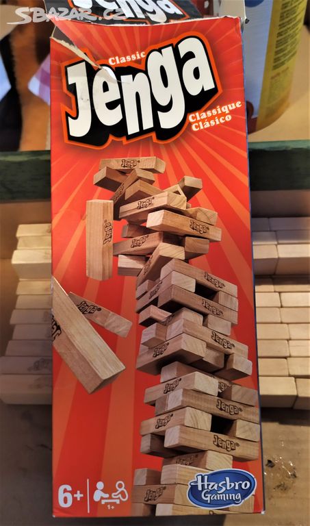 Nabízím dětskou stavebnici JENGA, dřevěná použitá