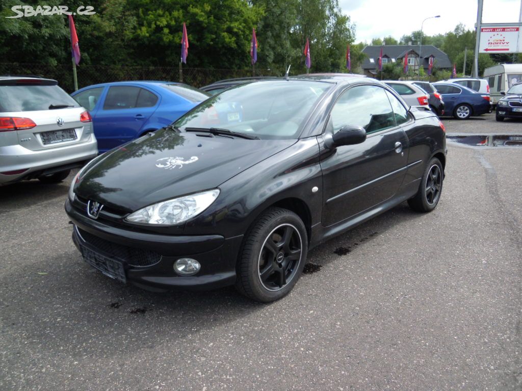 Peugeot 206 1.6i cabrio 109koní