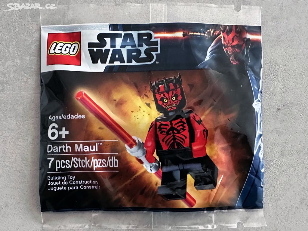 LEGO figurka sw0384 Darth Maul - Printed Red Arms