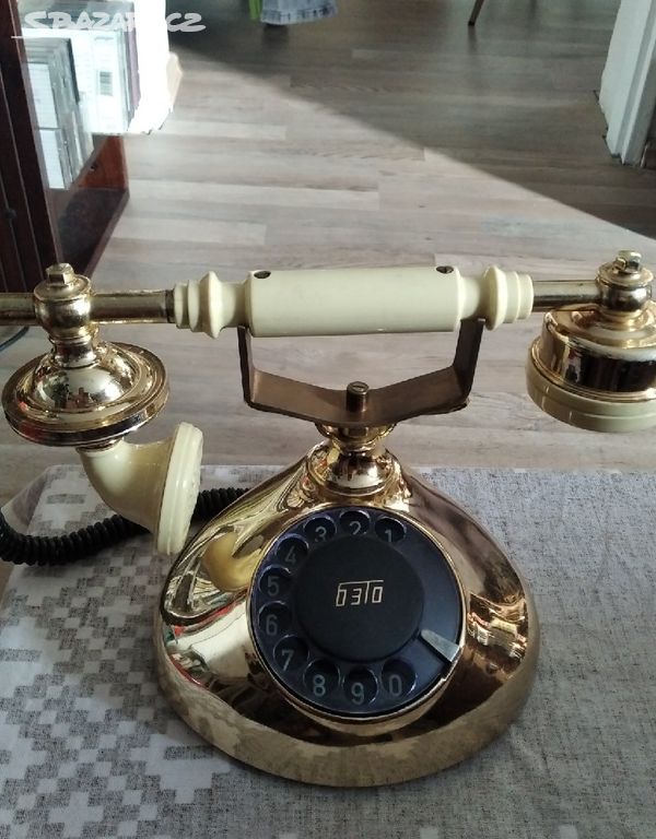 retro telefon vintage frensch rotary belo