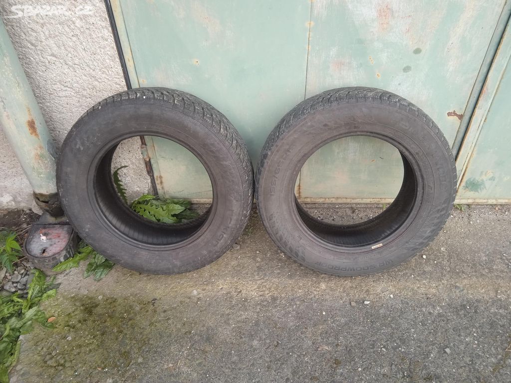 2x zimni nokian 195/65 R15, vzorek 6mm