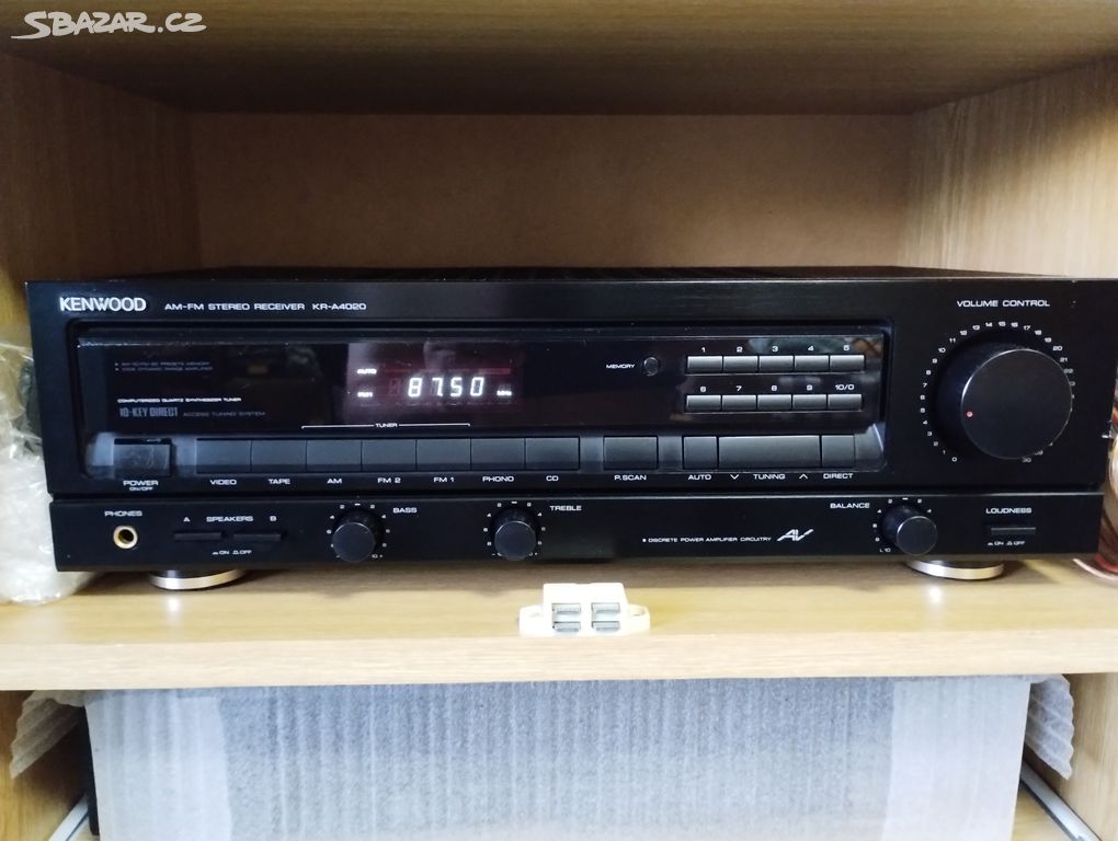 Prodám strereo receiver KENWOOD KR-A 4020,