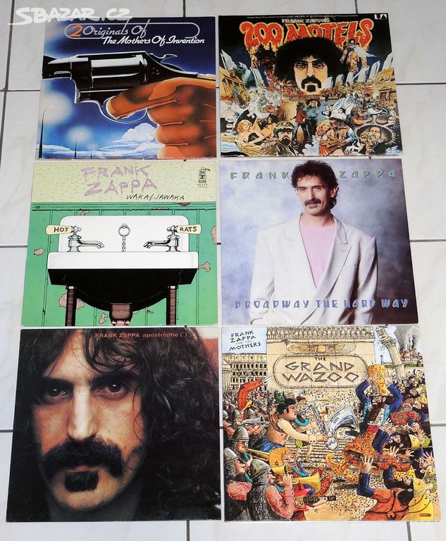 Set 6x Frank Zappa & Frank Zappa And The Mothers