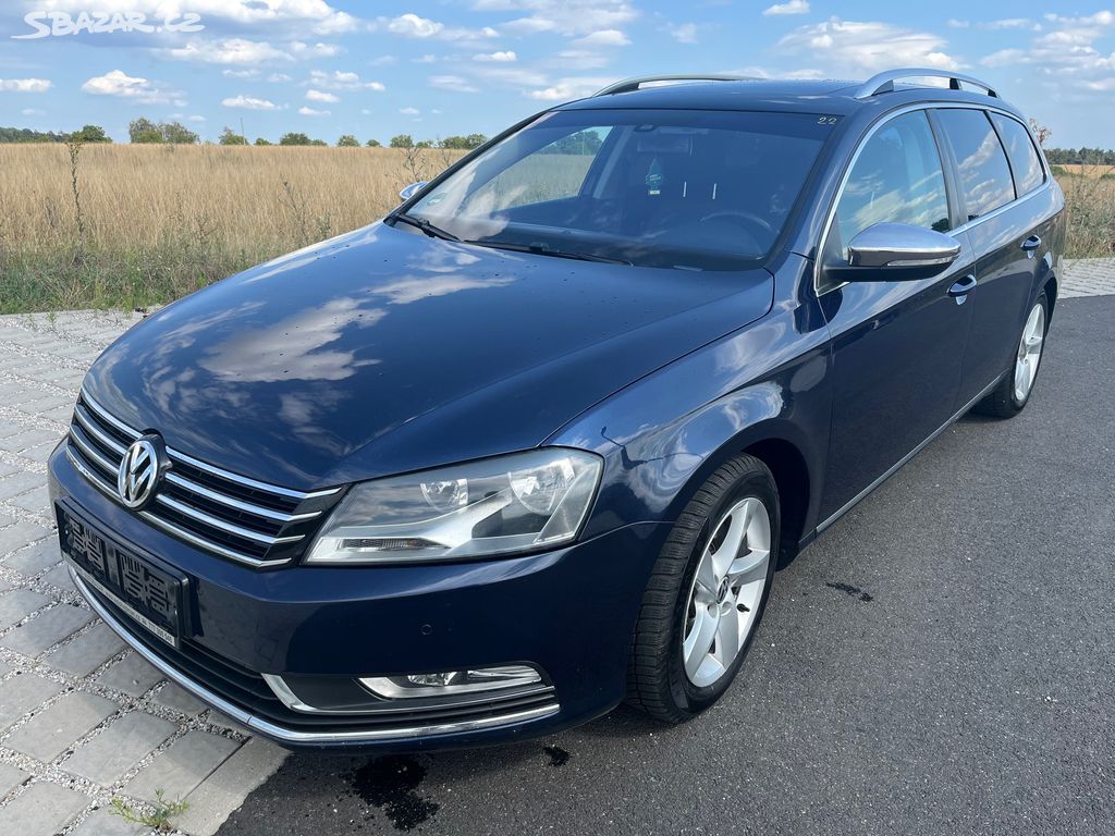 Volkswagen Passat B7 2.0 TDI 125kW, Combi, tažné