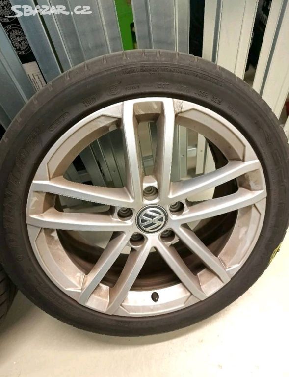 Alu kola vw 5x112 r17 7,5j et49 pneu 225/45/17