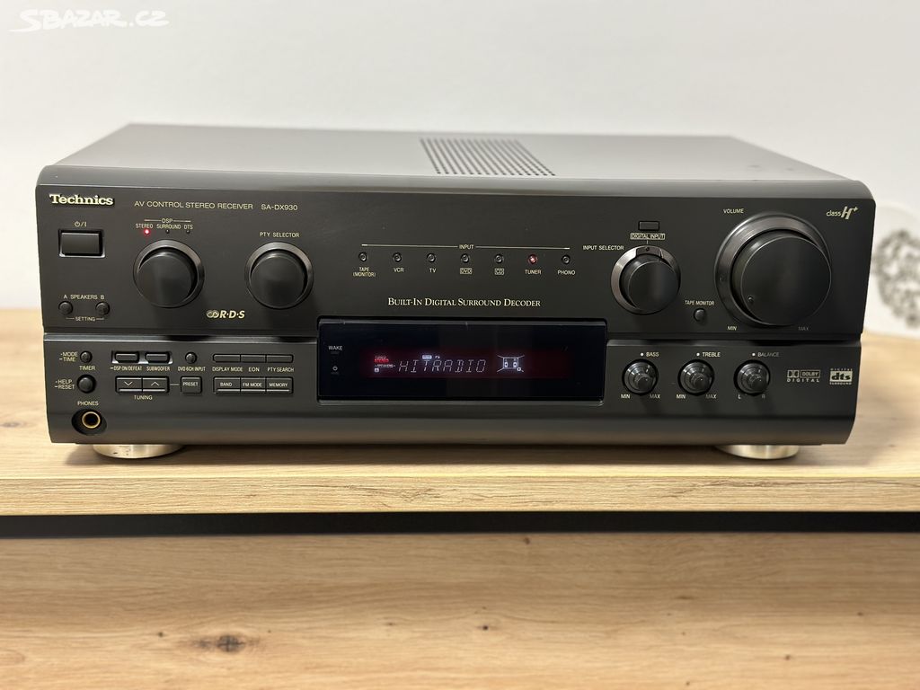 TECHNICS SA-DX930 VÝBORNÝ STEREO RECEIVER S RDS !!