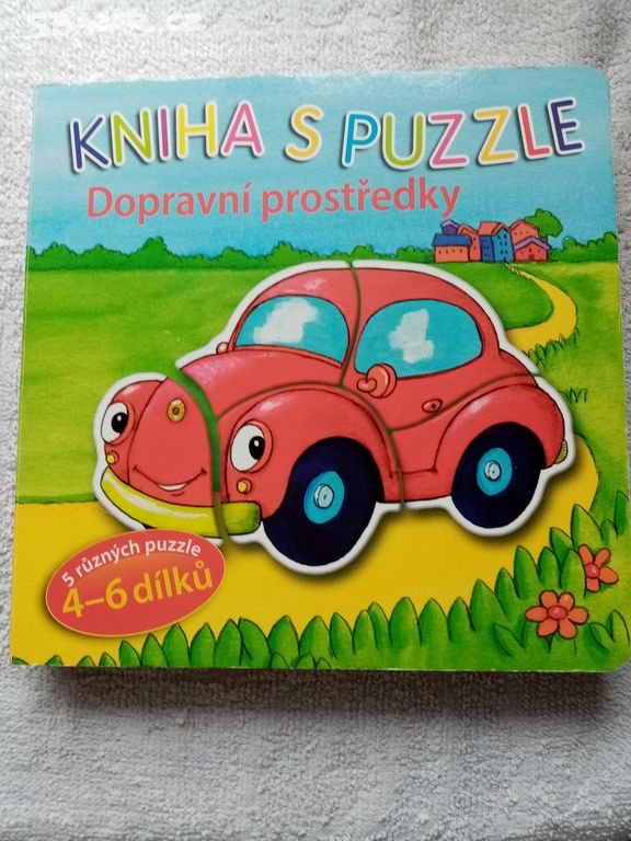 Kniha s puzzle - dopravní prostředky