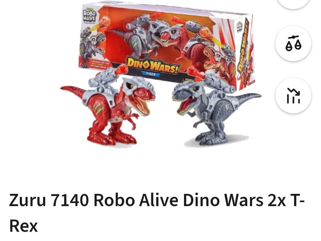 Bojový dinosaurus 2x T-Rex jen vybaleno