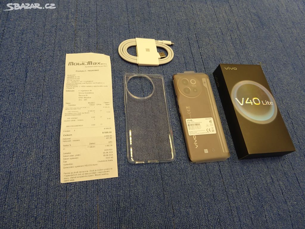 Nový Vivo V40 Lite 5G 16/256GB 6,78"AMOLED 5500BAT