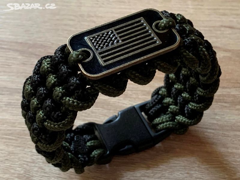 PARACORD NÁRAMEK (19 CM) ARMY STYL