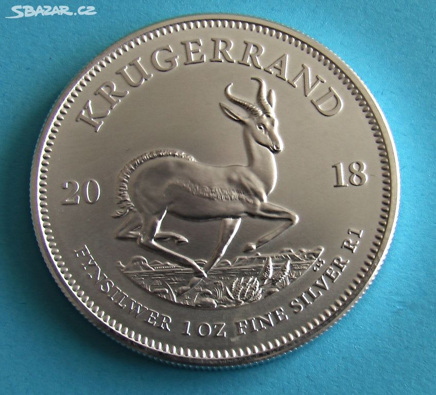 Stříbrná mince Krugerrand 2018