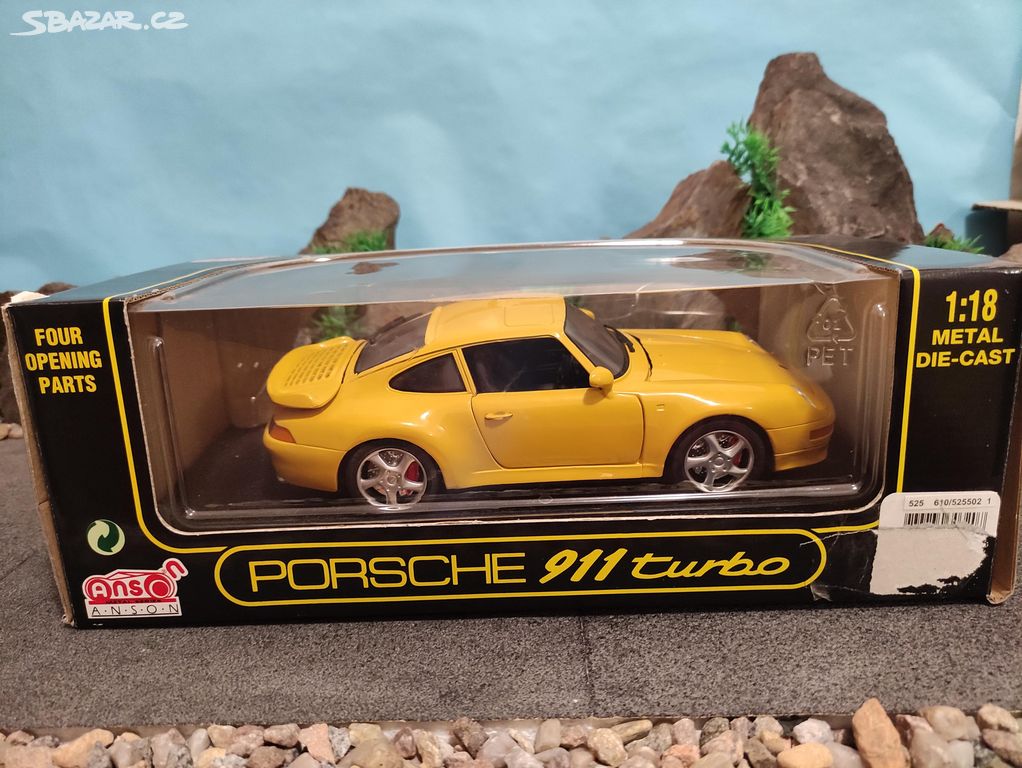 Prodám model 1:18 Porsche 911 turbo