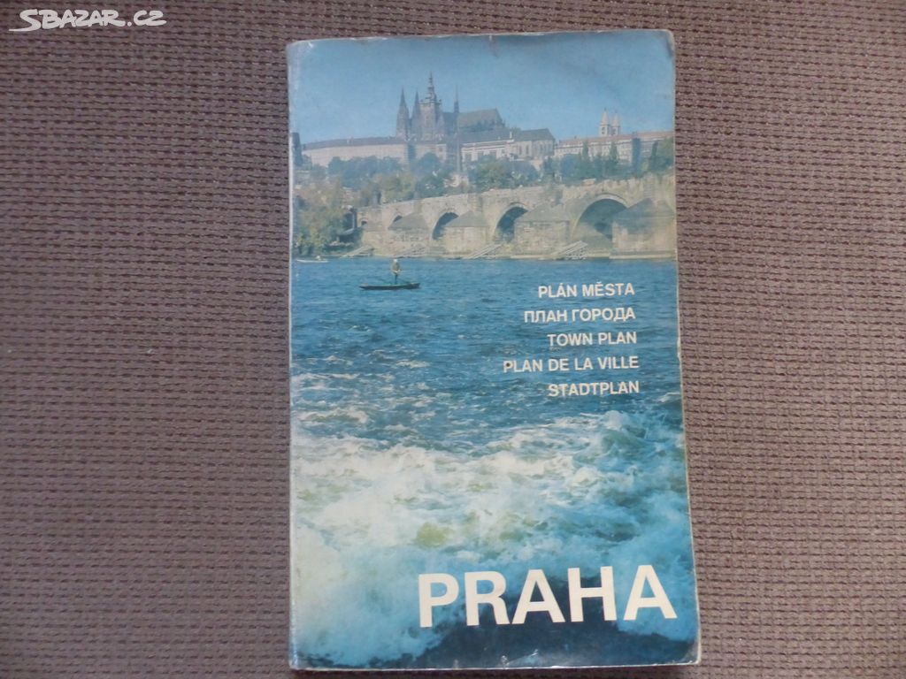 PRAHA - plán města 1 : 20 000