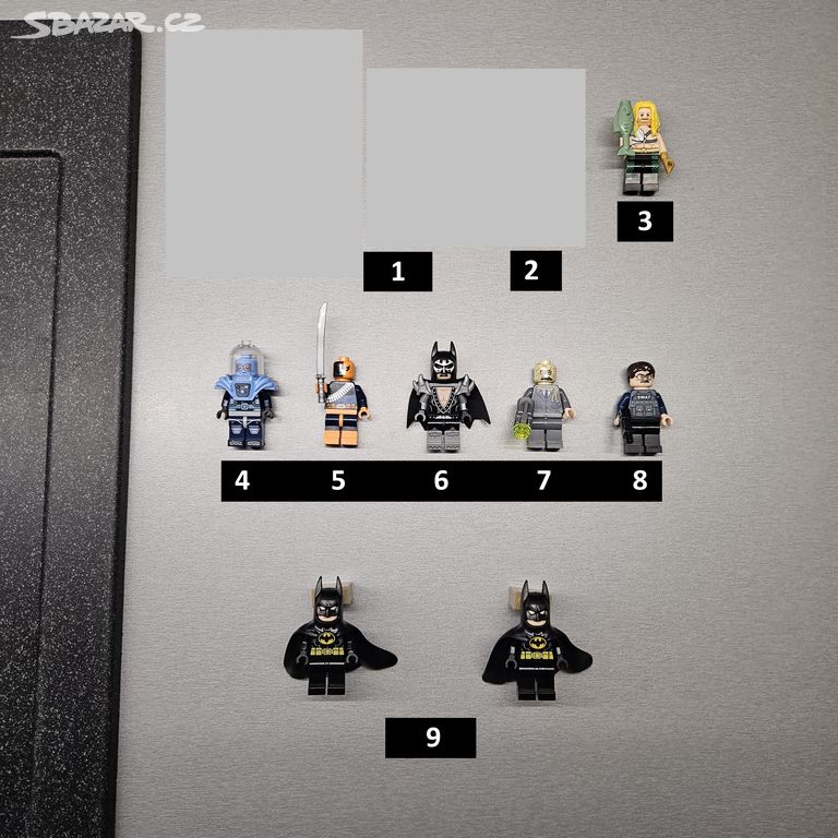 LEGO minifigurky Batman a DC