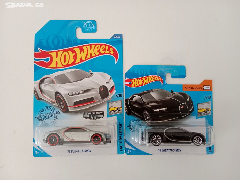 Autíčka Hot Wheels Bugatti Chiron