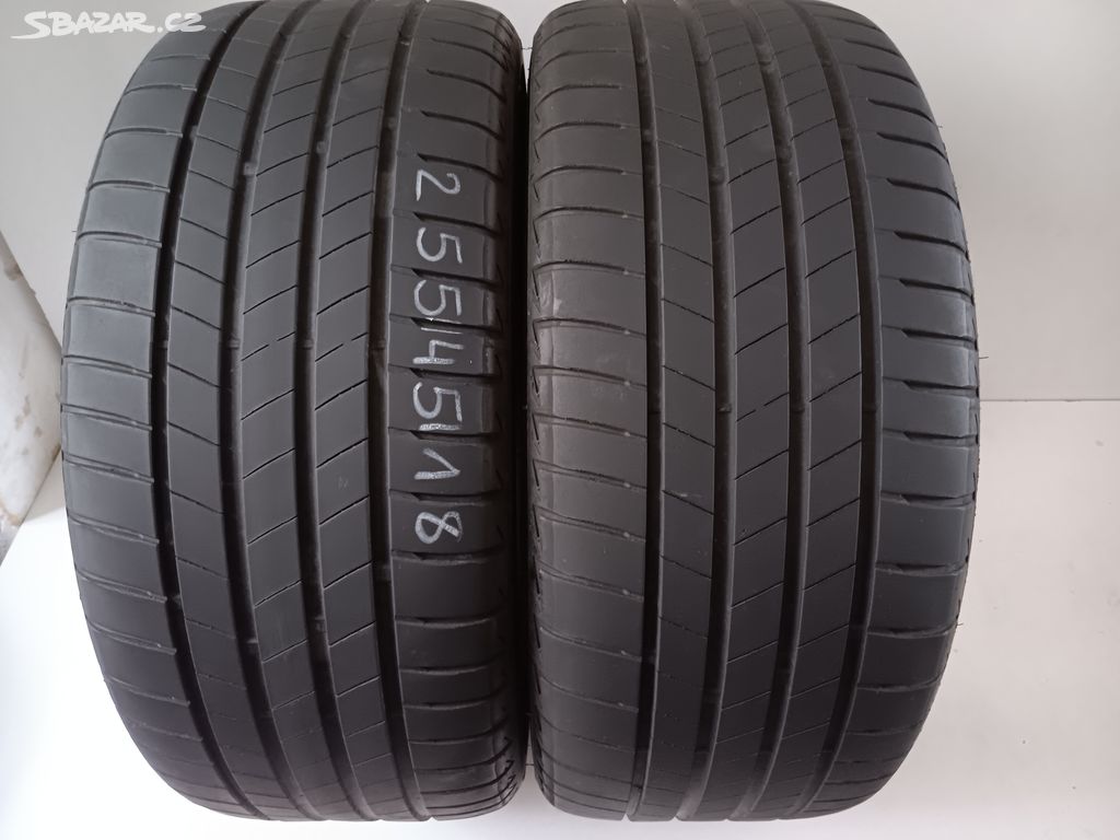 2ks letní pneu 255/45/18 Bridgestone