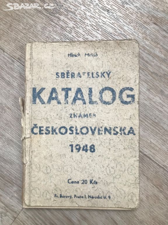 Sběratelský katalog známek z roku 1948