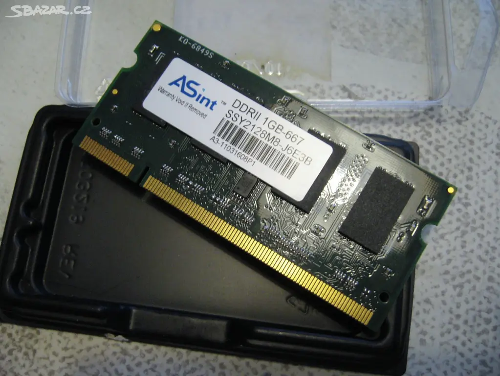 Paměť RAM 1G DDR2 do notebooku - Brno - Bazar - Sbazar.cz
