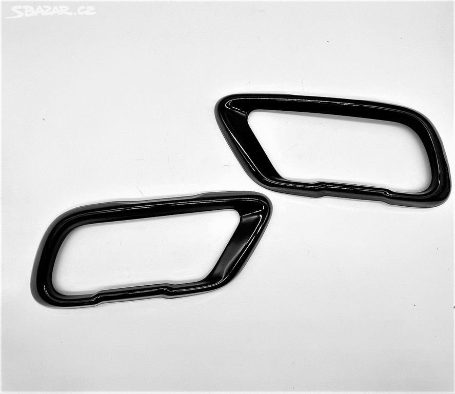 Černé koncovky výfuků na BMW X5 / X6 / X7 - řady G