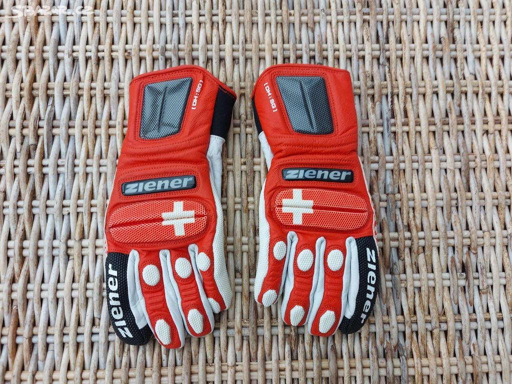 Lyžařské rukavice Ziener Glove race DH/SG- vel 8,5