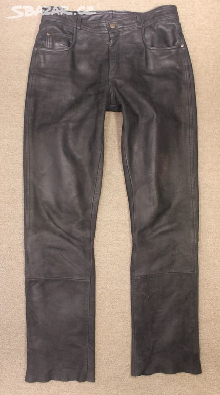 Pánské kožené moto kalhoty Louis W31 L32 l039