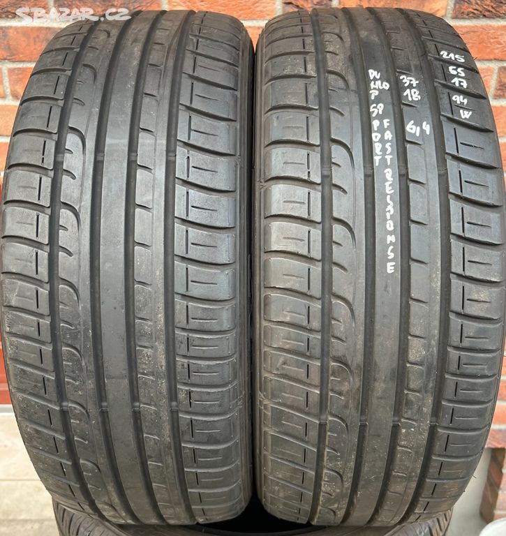 Letní pneu 215/55 R17 94W XL Dunlop Sport (3718)