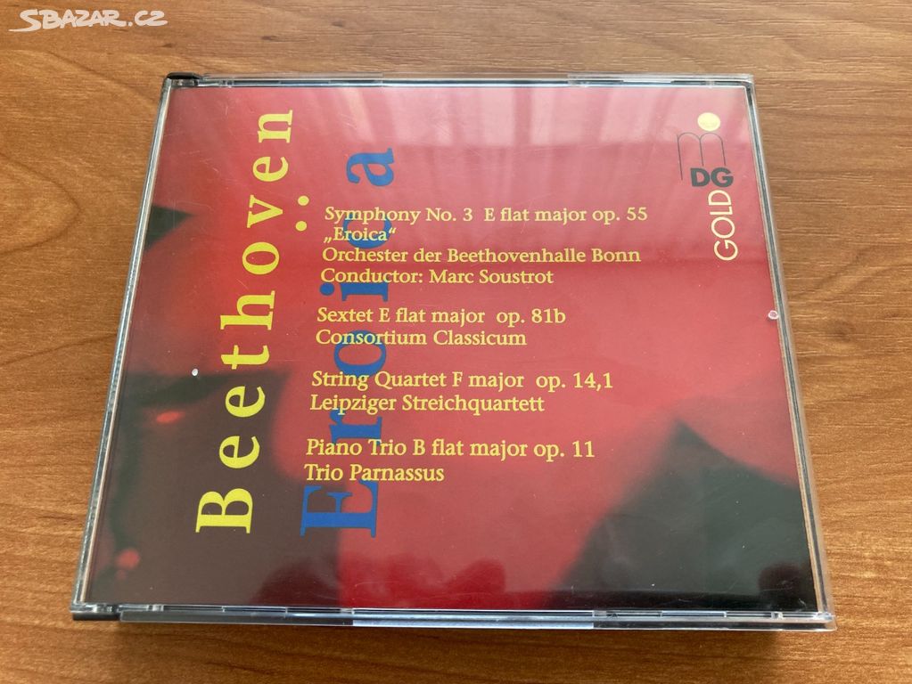 CD Beethoven Eroica - 2 CD světoznámého skladatele