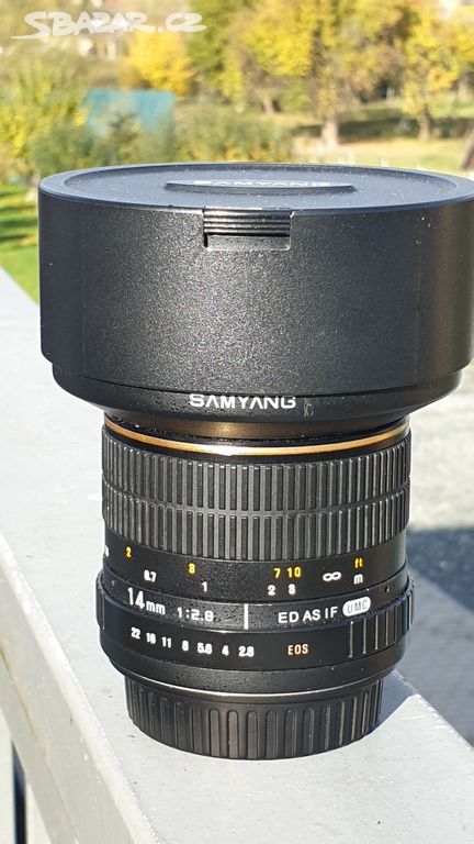 Samyang 14 mm f/2,8 ED AS IF UMC pro Canon EF/EFS