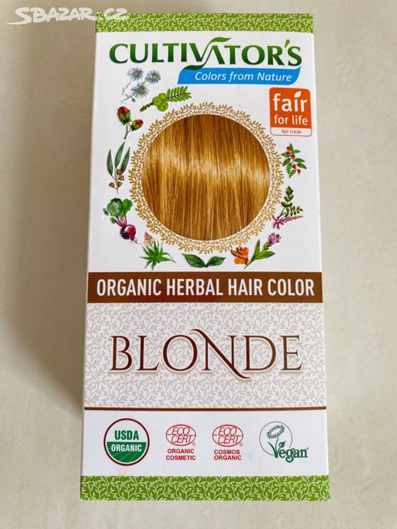 Přírodní barva na vlasy Blond