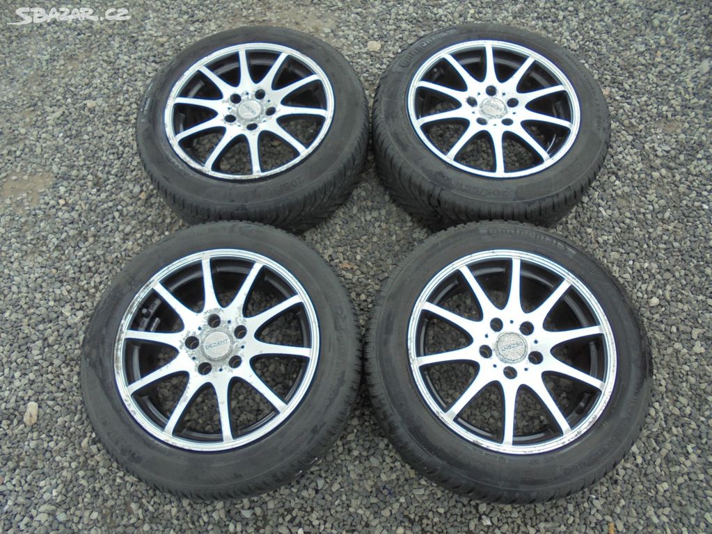 PRODÁM ALU KOLA 5x112 R16 ET35 PNEU 205/55 R16