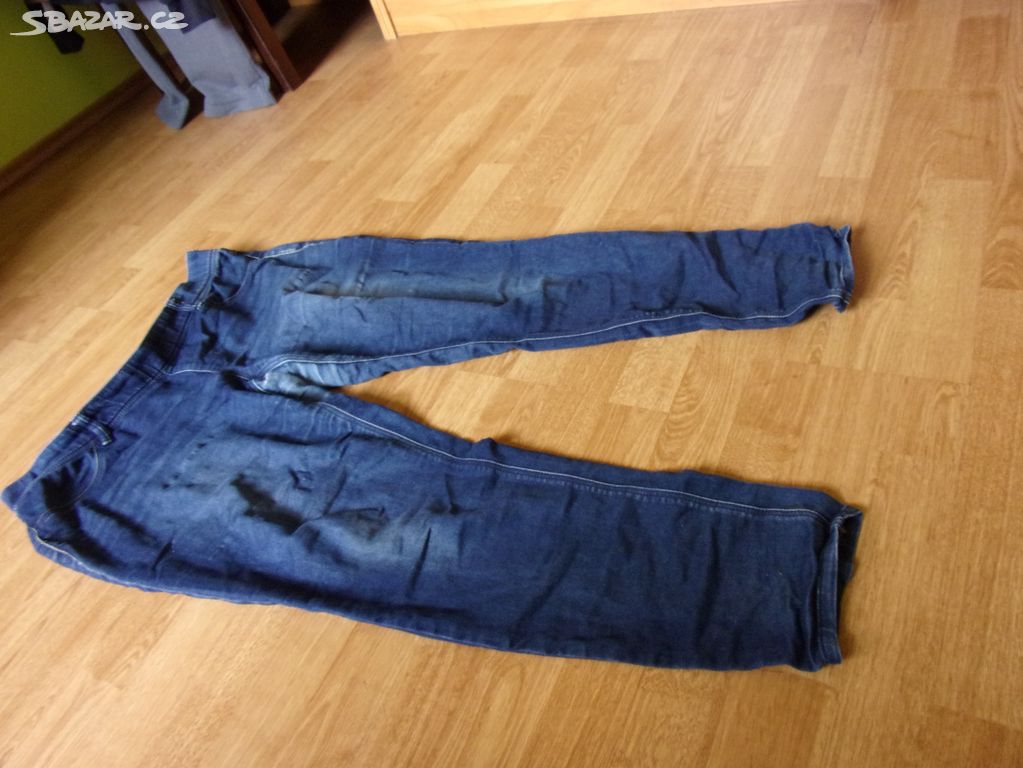 Riflové trhané kalhoty vel. asi 40-42