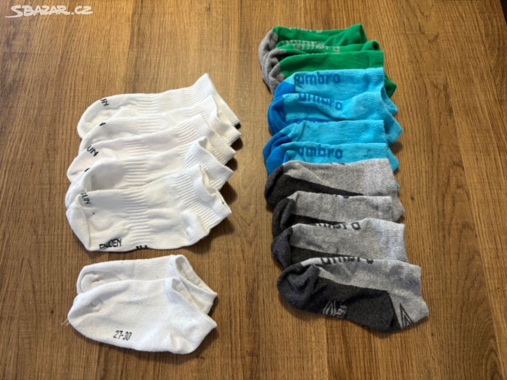Dětské ponožky 10 párů vel. 27-30