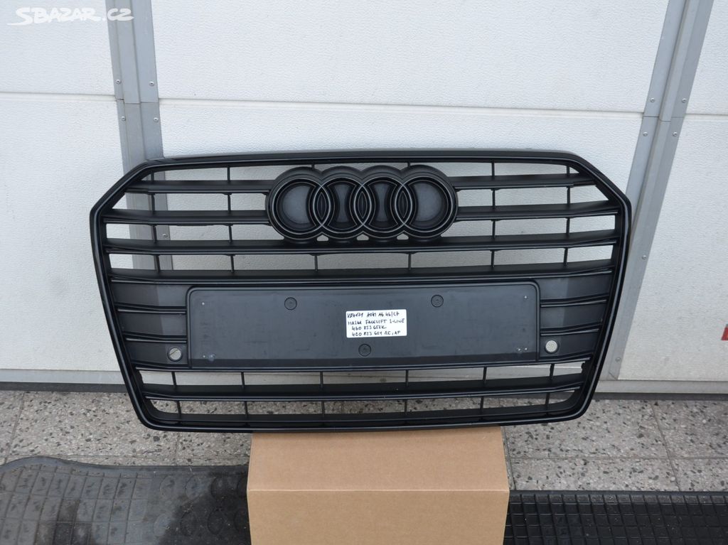 Audi A6, typ 4G, C7 - přední maska S-Line, černá