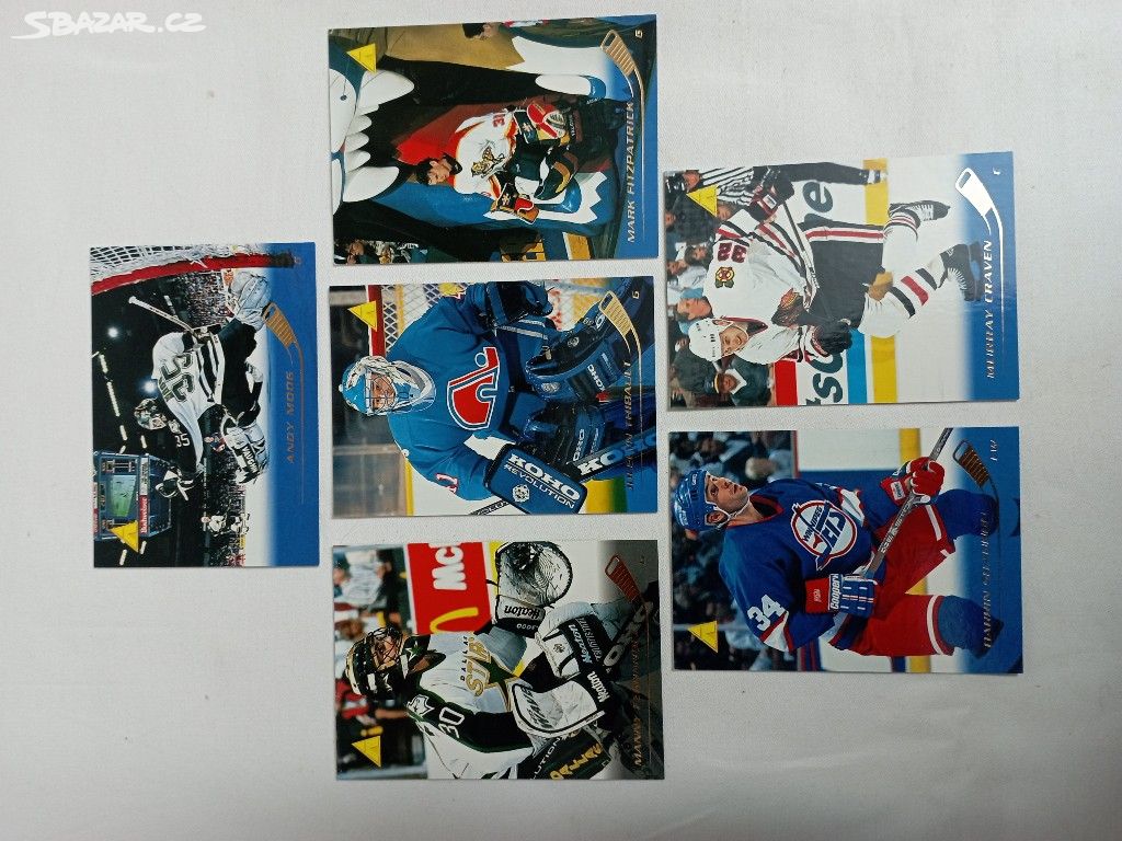 Hokejové kartičky A-pinnacle Brands 1995