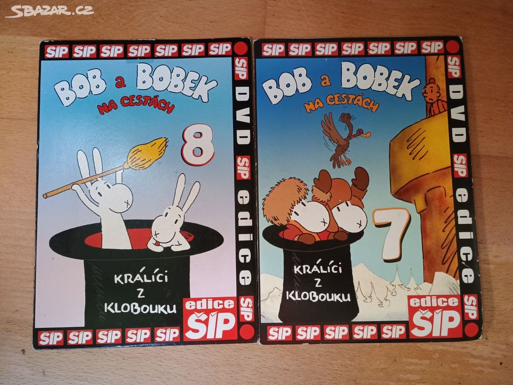 3 x DVD BOB A BOBEK NA CESTÁCH 7,8+ 1. díl