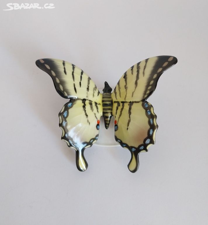 Starožtiný porcelánový motýl Rosenthal