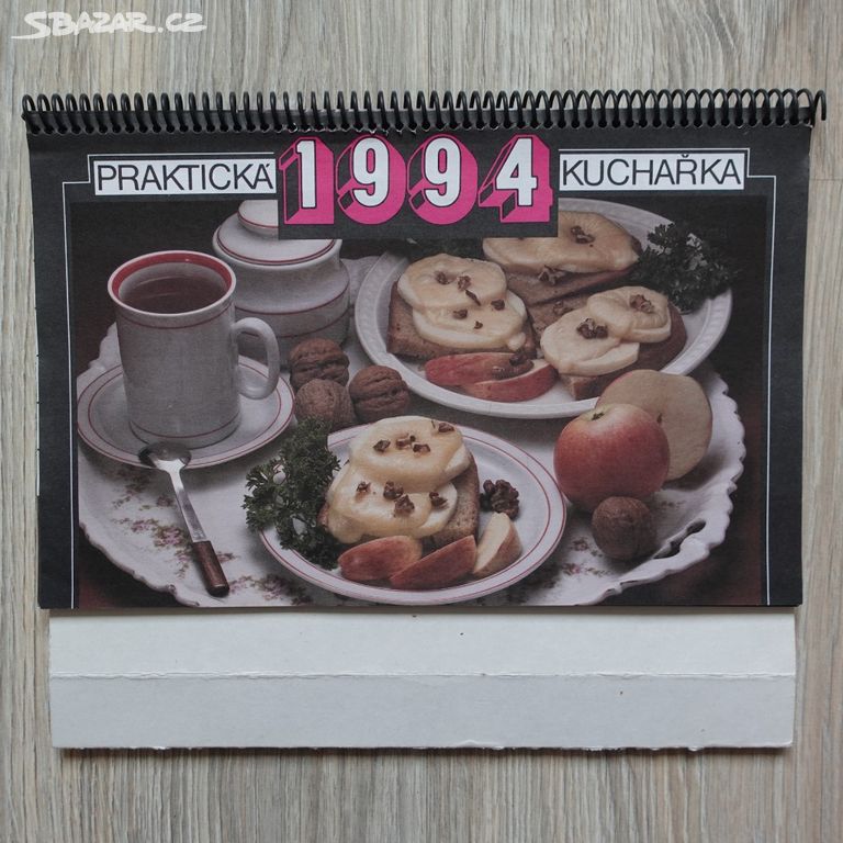 Starý kalendář - Praktická kuchařka 1994