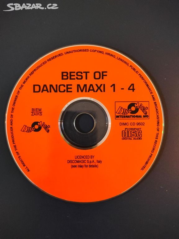 CD retro výběr Best Of Dance Maxi 1 - 4 r.1995