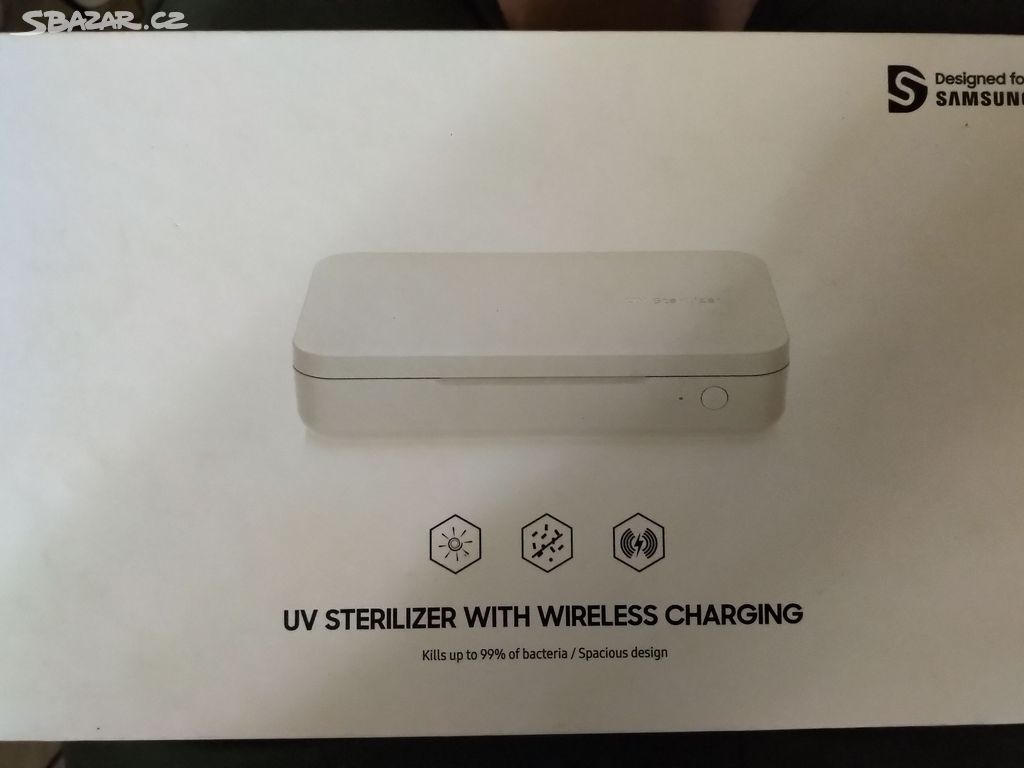 UV sterilizátor Samsung, bezdrátová nabíječka 10W