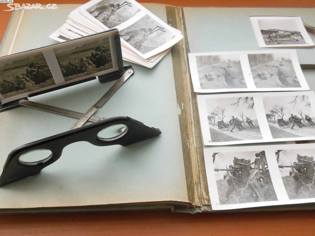 3D fotoalbum Der Kampf im Westen 1940