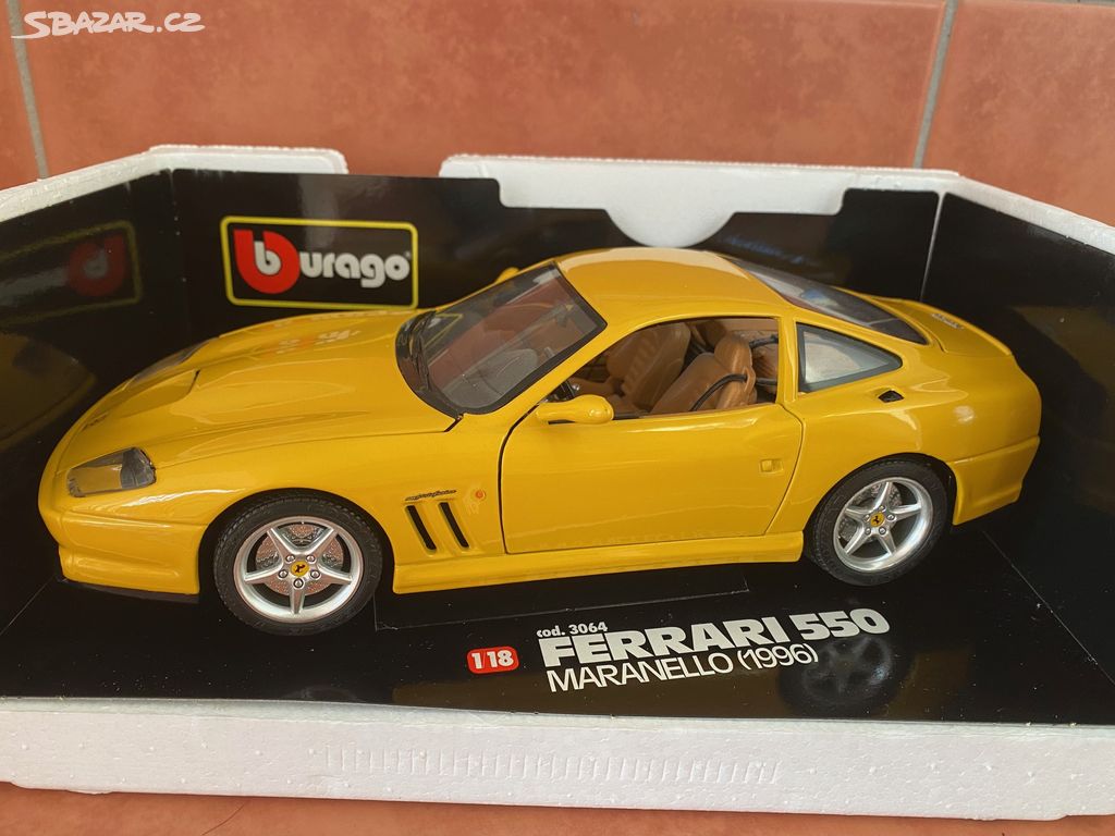 Ferrari 550 Maranello, Bburago, 1:18