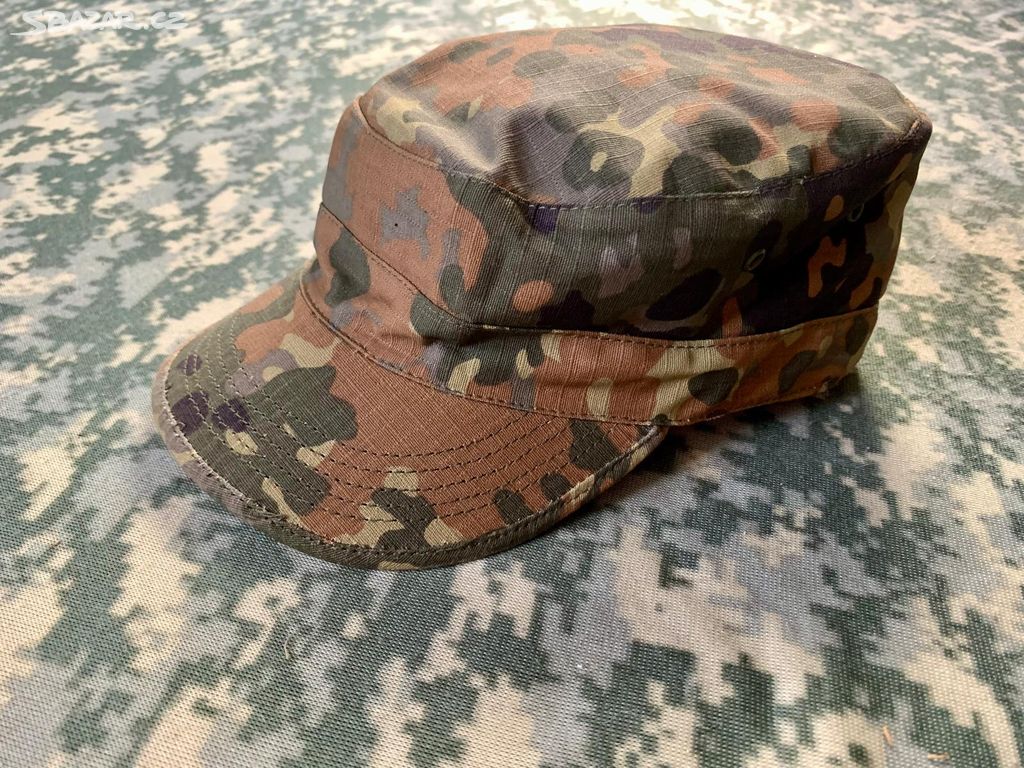 Čepice Německé armády Flecktarn,Rip-Stop, vel.54cm