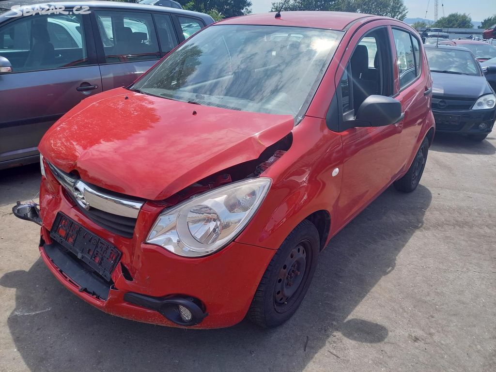 Opel Agila B 1.0 ( K10B ) 48kW r.2009 červená