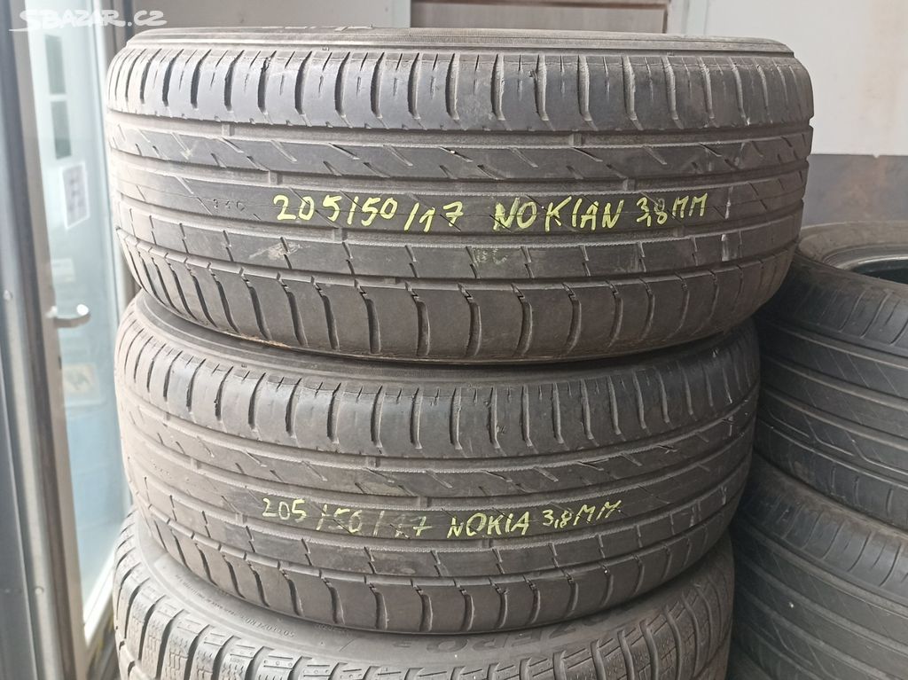 Letní pneumatiky 205 50 17 Nokian