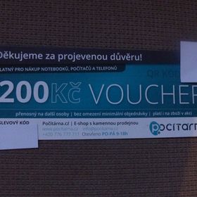 Obrázek k inzerátu: voucher - Počítárna