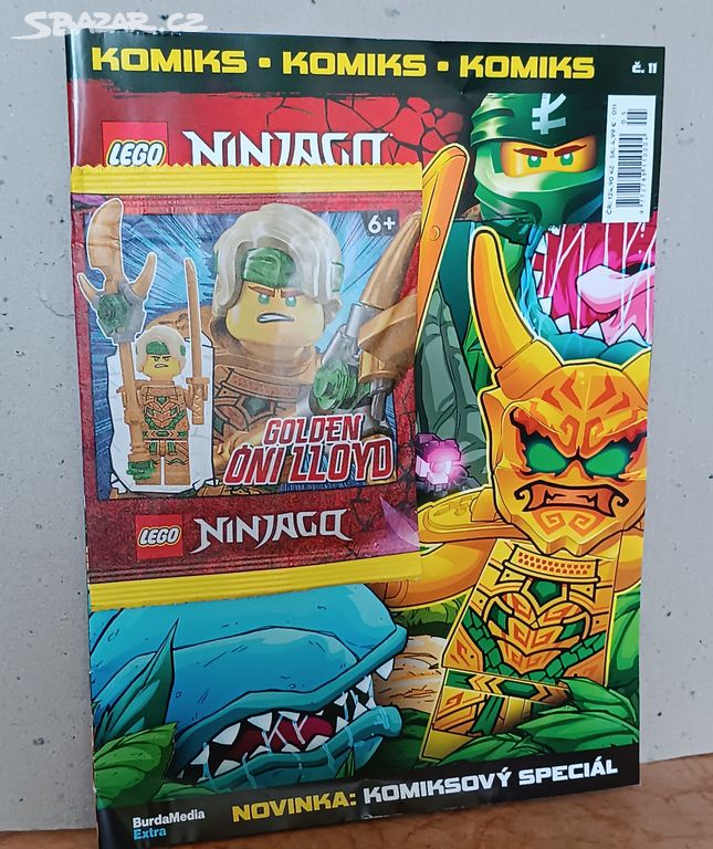 LEGO NINJAGO KOMIKS č. 11 - časopis + hračka