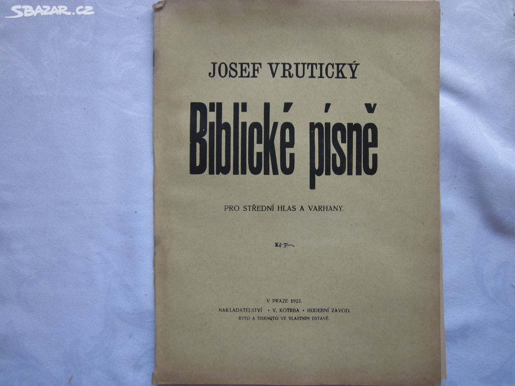 Josef Vrutický - biblické písně