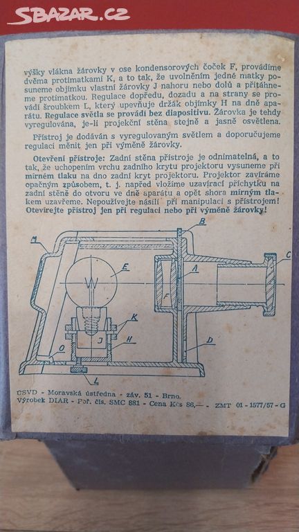 diaprojektor diax + pohádky